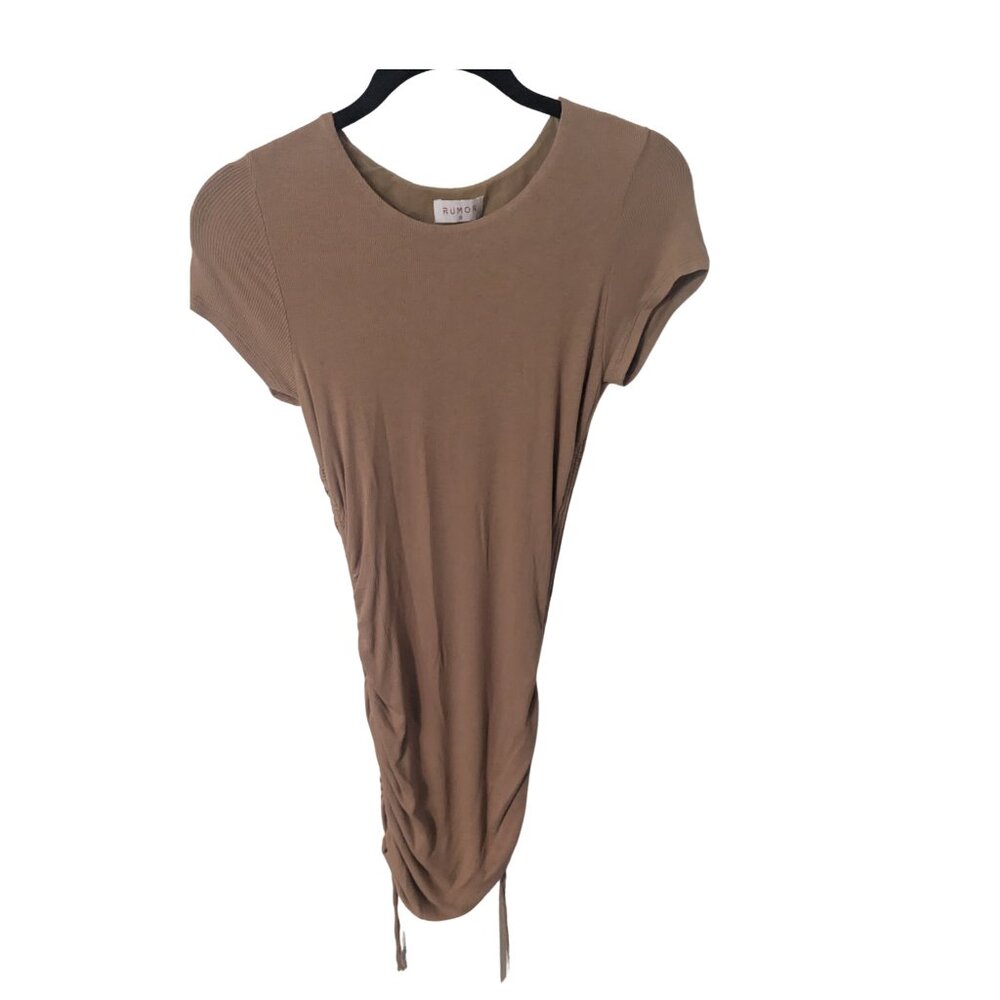 Camel Bodycon Dress